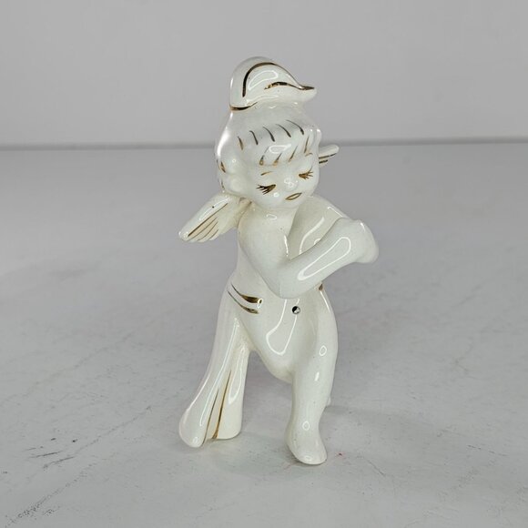 Vintage Mid Century Christmas Holt Howard Angel Cherub Candle Hugger Climber - Picture 7 of 9